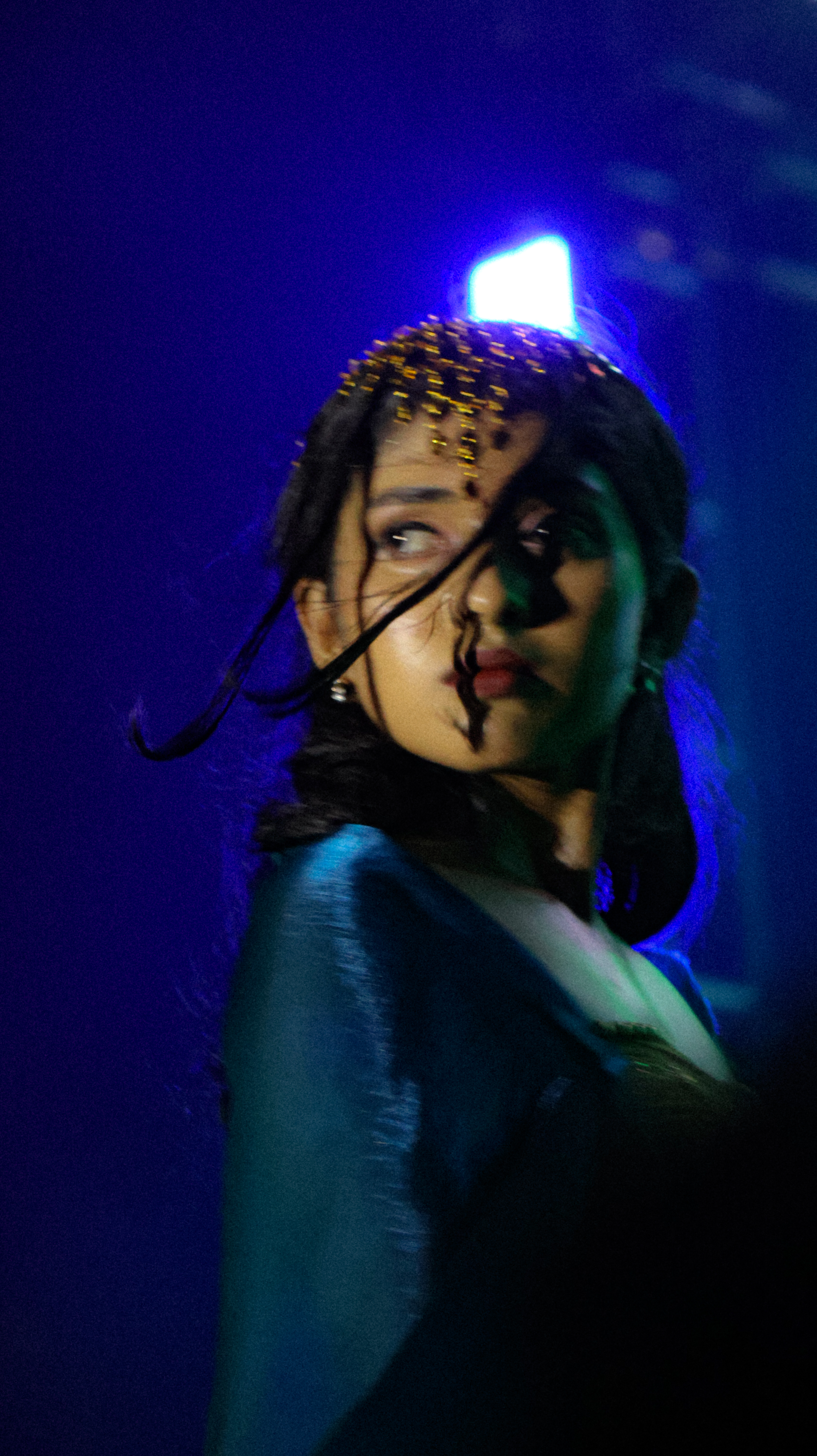Photo of a girl in motion